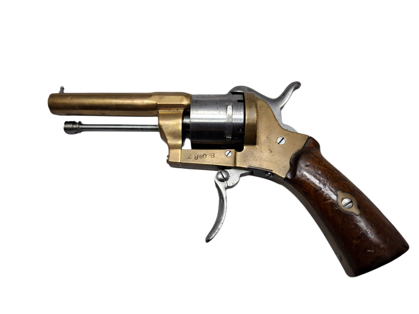 Frech pinfire revolver 7 mm double action