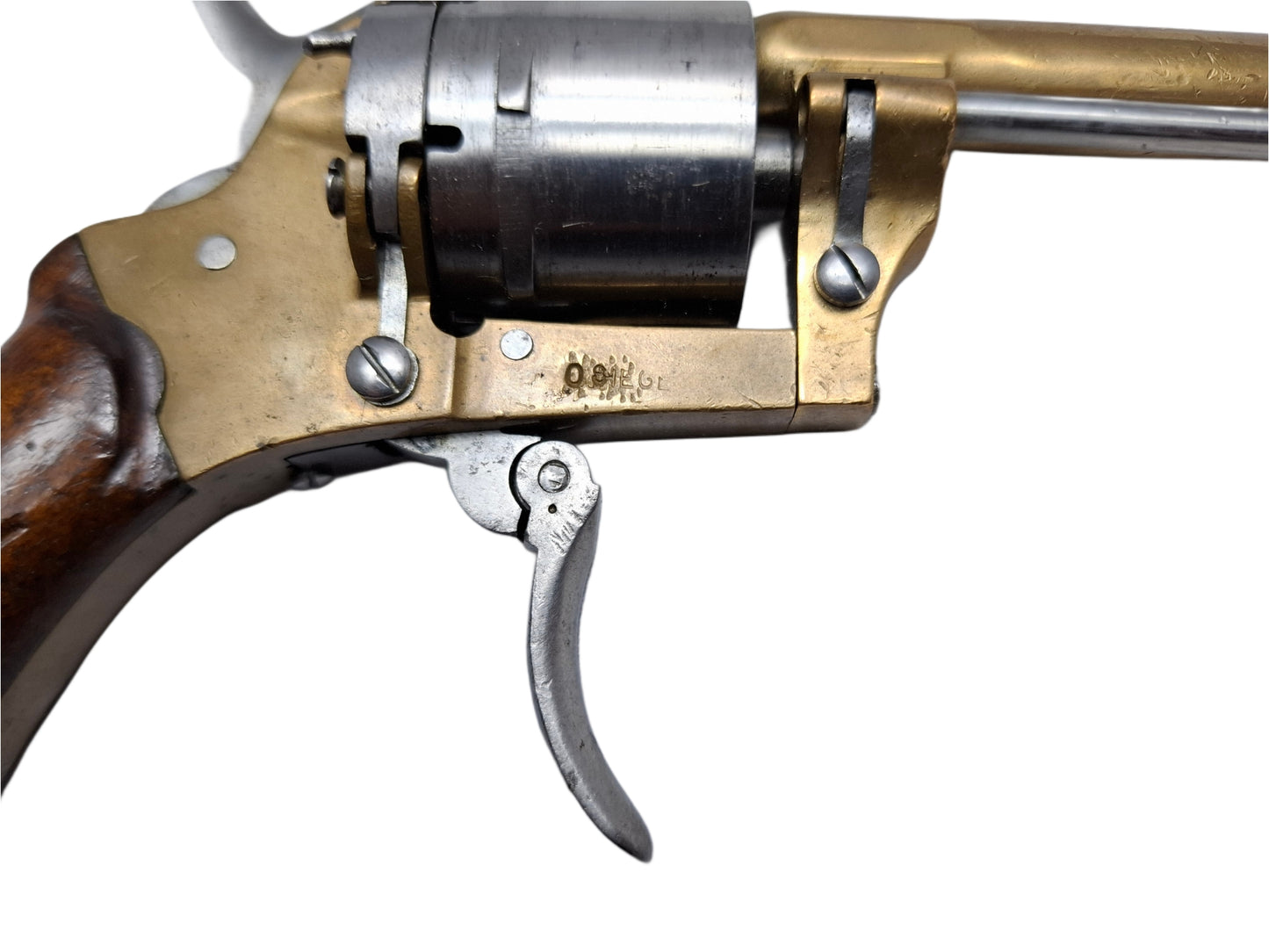 Frech pinfire revolver 7 mm double action