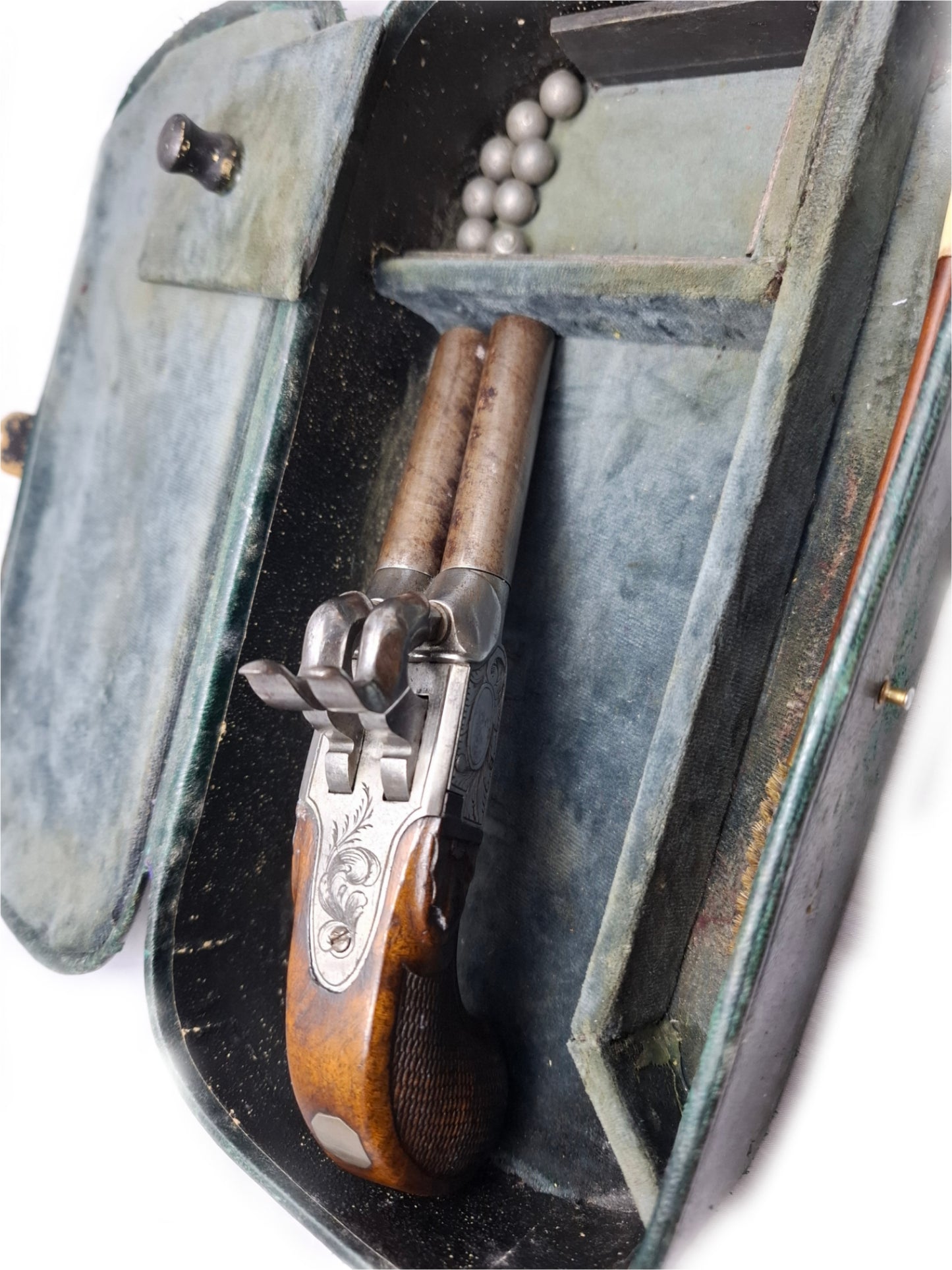 Double-barreled Pistol In A Box