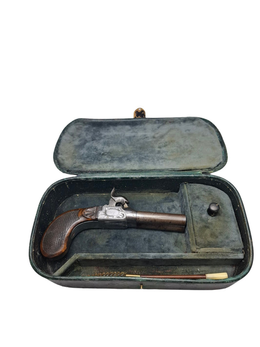 Double-barreled Pistol In A Box