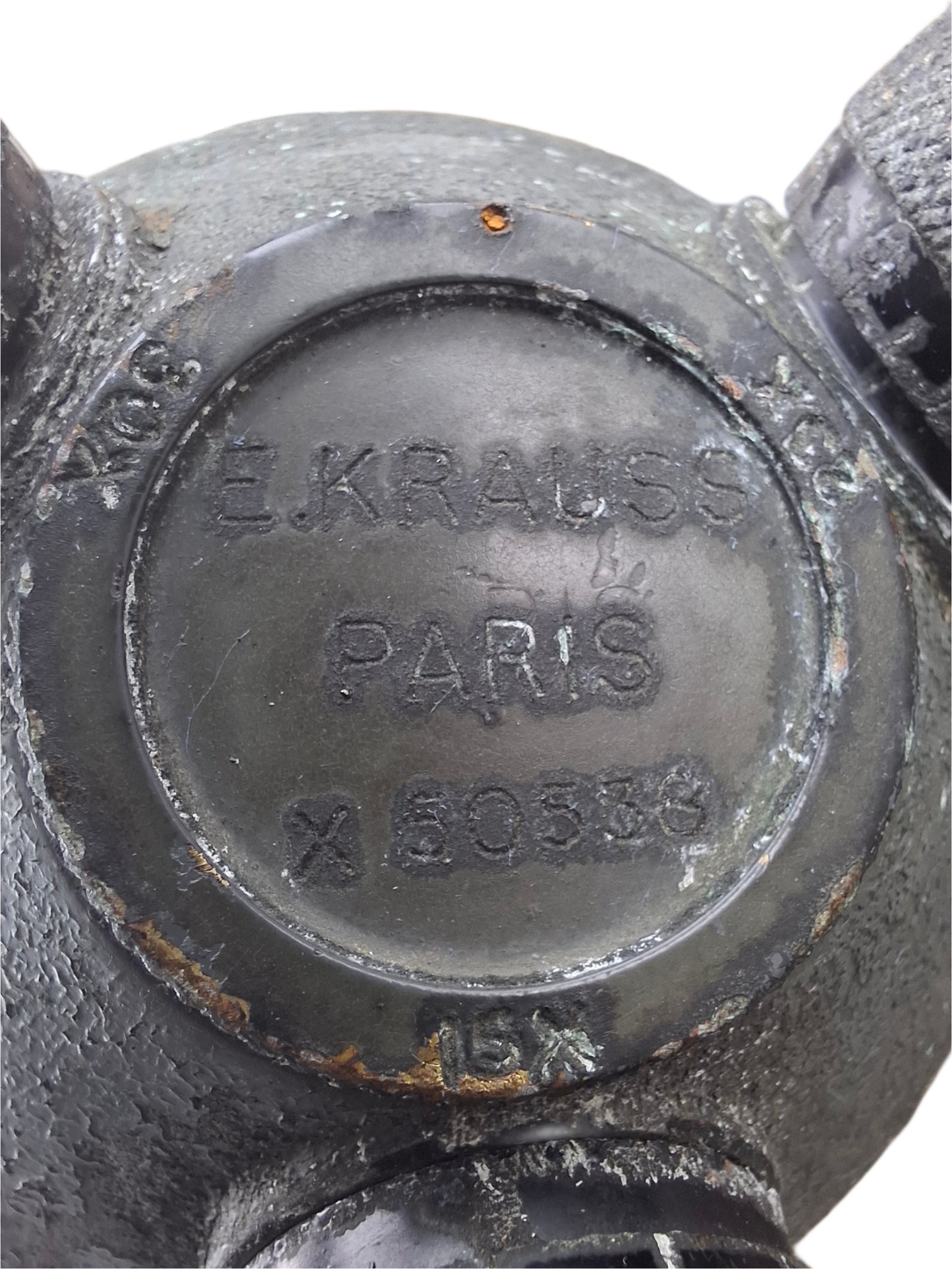 French ww1 Marine/artillery telescope, made by E.Krauss. Paris, number: X50538. Rotating lenses with different ranges.