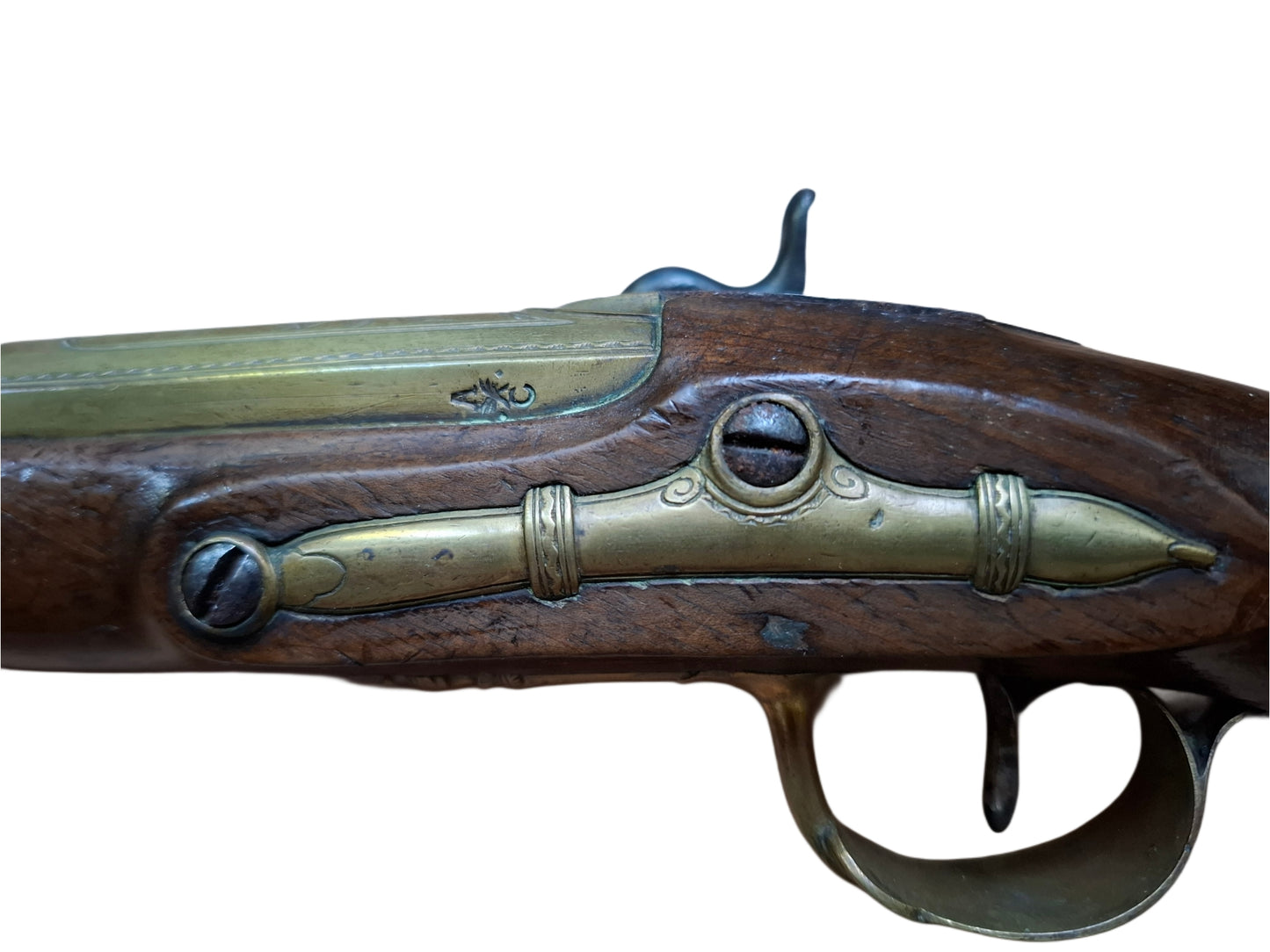Pair Of French Navy Percussion Pistols, Aubron A Nantes.