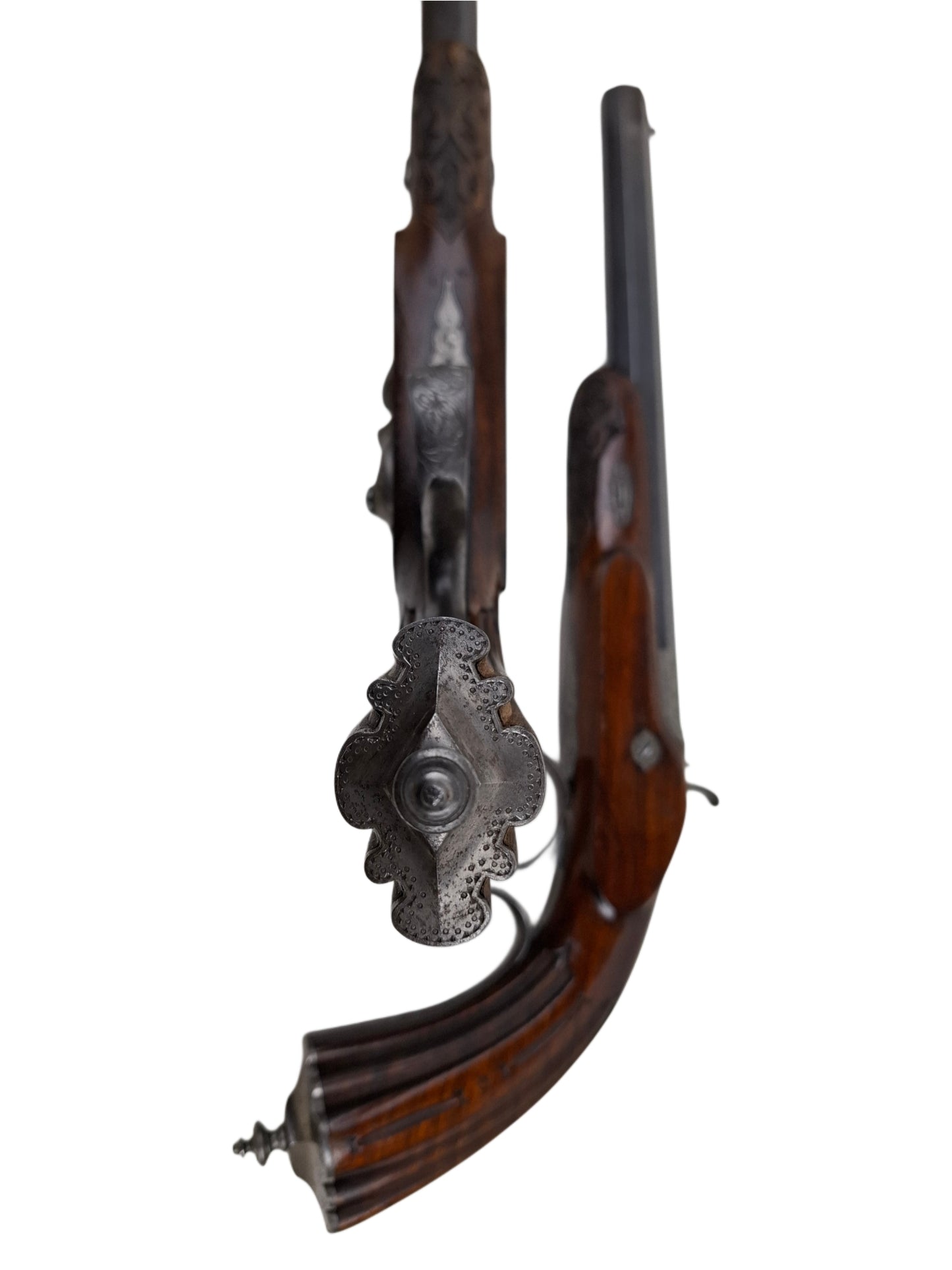 A Pair Of French Percussion Pistols - Lepage