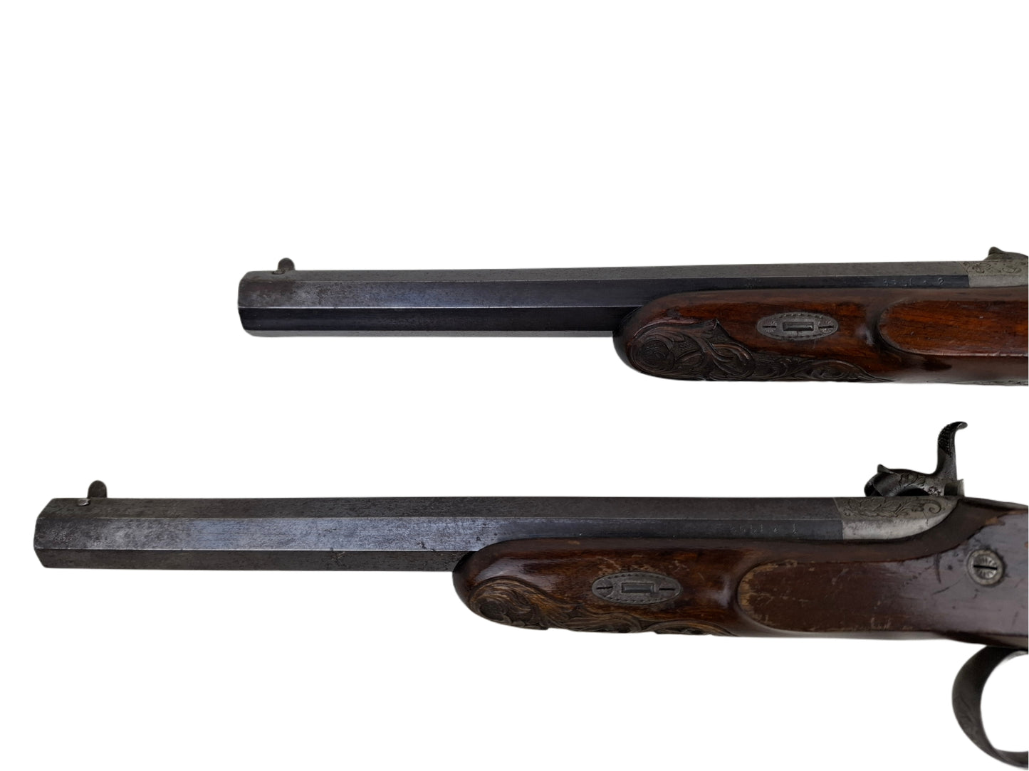 A Pair Of French Percussion Pistols - Lepage