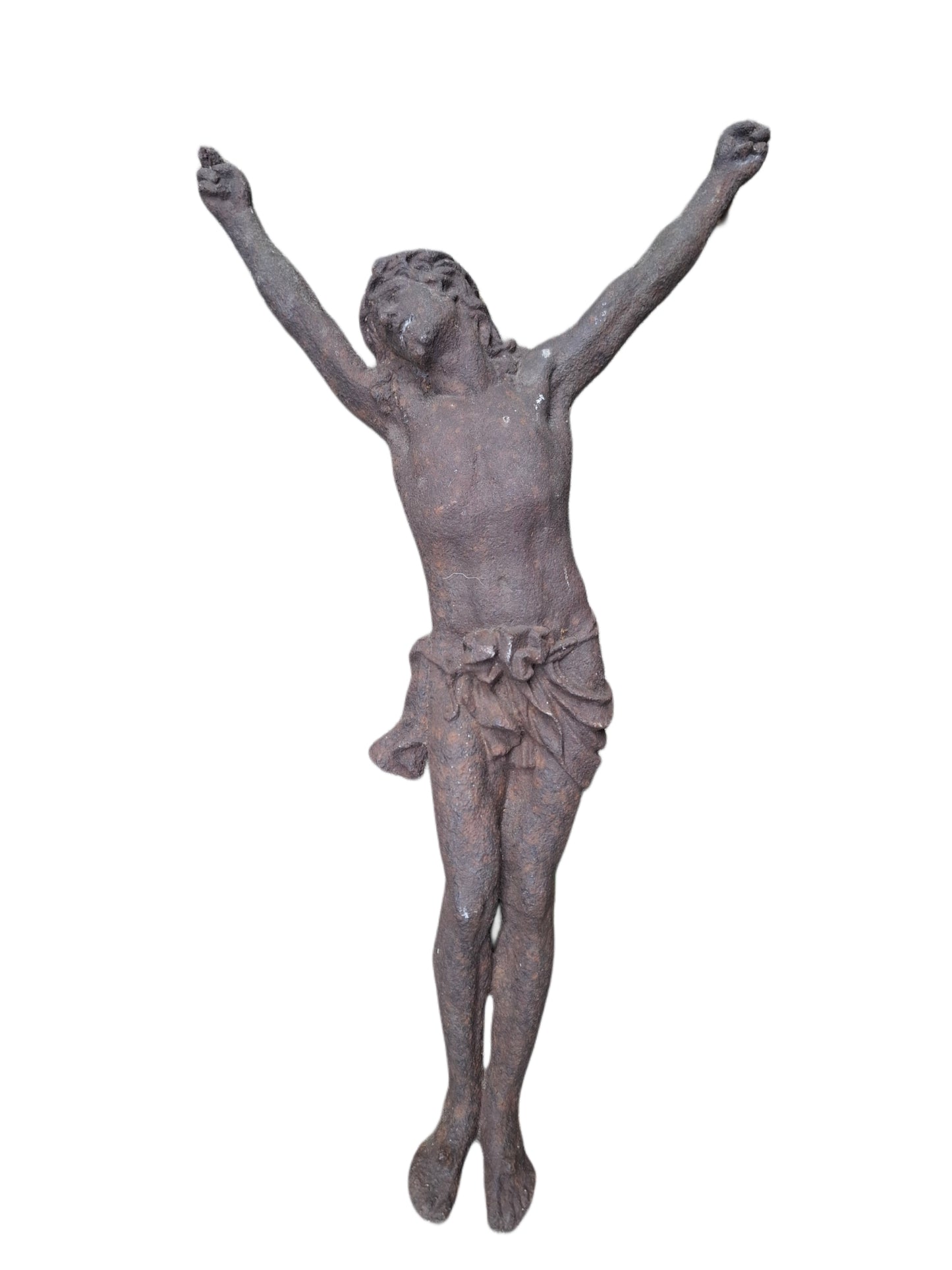 Large antique cast iron Corpus Christi