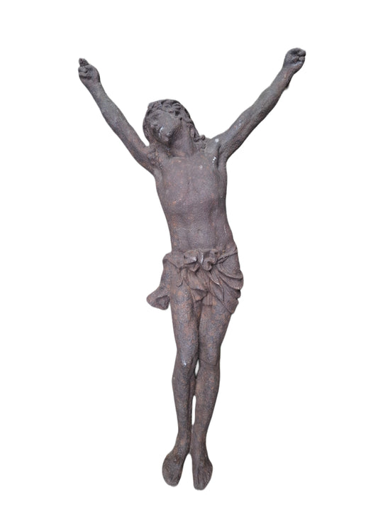 Large antique cast iron Corpus Christi