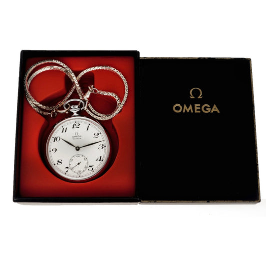 Omega pocket watch 121.1740 in case
